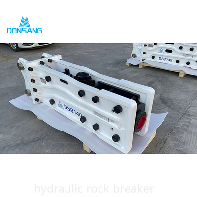 Side Type 27 Ton Excavator Hydraulic Breaker SB81 For Rock Crushing